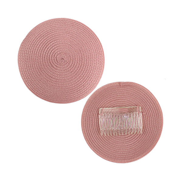 Base 14 cm polipropileno con peina rosa mude oscuro
