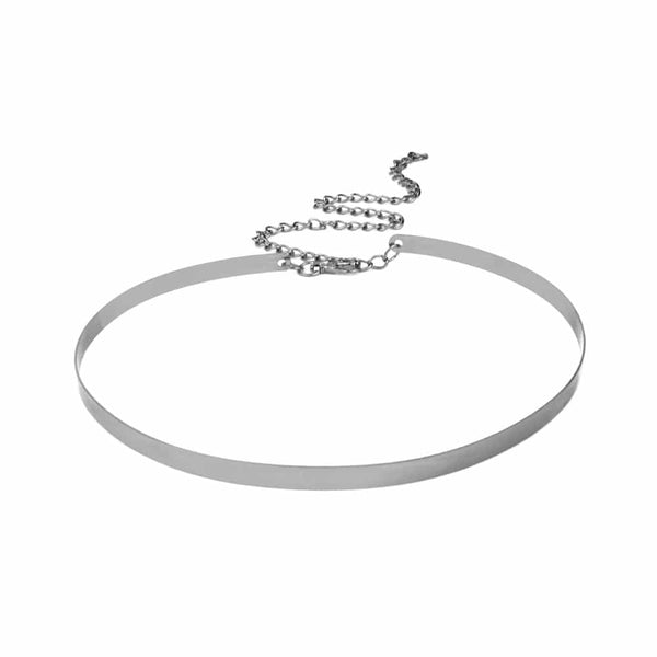 CINTURÓN METÁLICO 1 CM plata