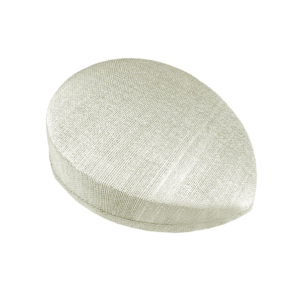 Casquete sinamay seda 19X15X5 CM crudo