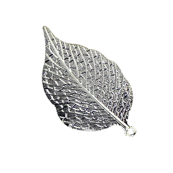 Hoja de latón de 6 5×3 5 cm plata
