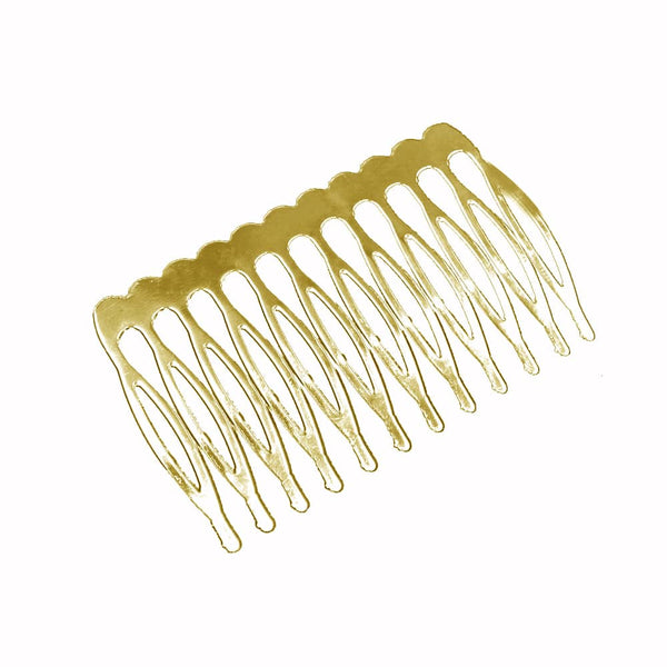 PEINA METAL 12 DIENTES oro
