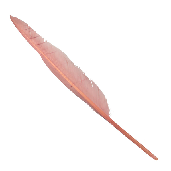Pluma de ganso 25 rosa nude oscuro