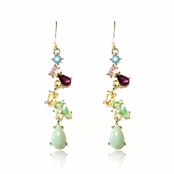 pendientes alava verde agua