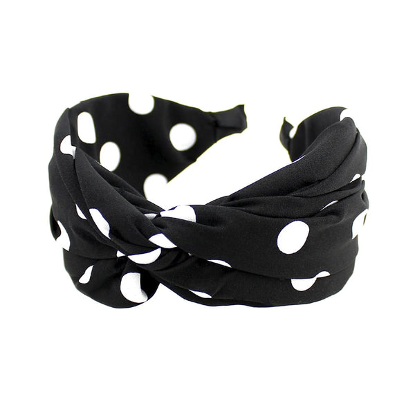 turbante cruzado eli negro