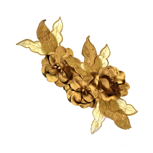 Aplicación Triple flor XL camel