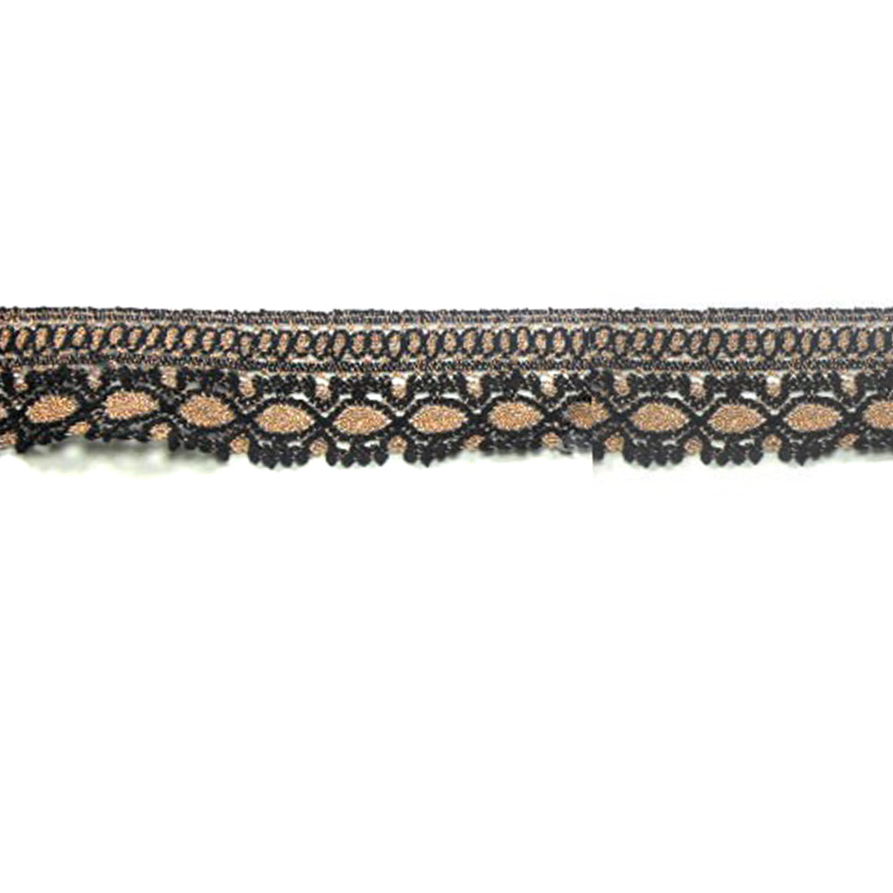 Cinta puntilla bolillos 5 CM cobre