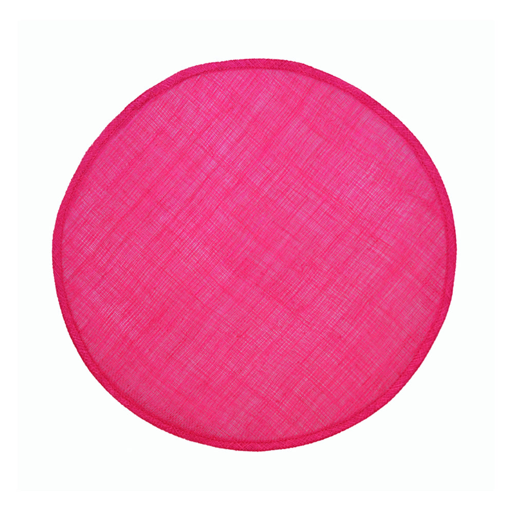 Disco Pamela Sinamay 34 CM fucsia