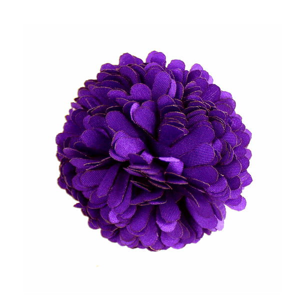 Flor clavel 6 cm morado