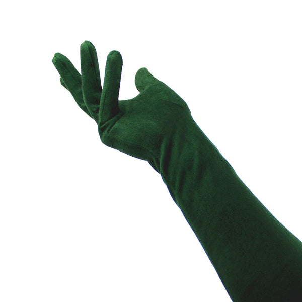 Guantes antelina verde carruaje