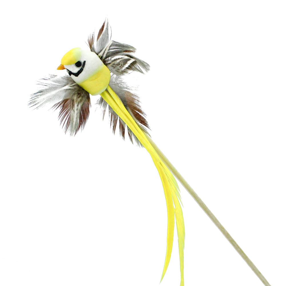 Pájaro de plumas amarillo