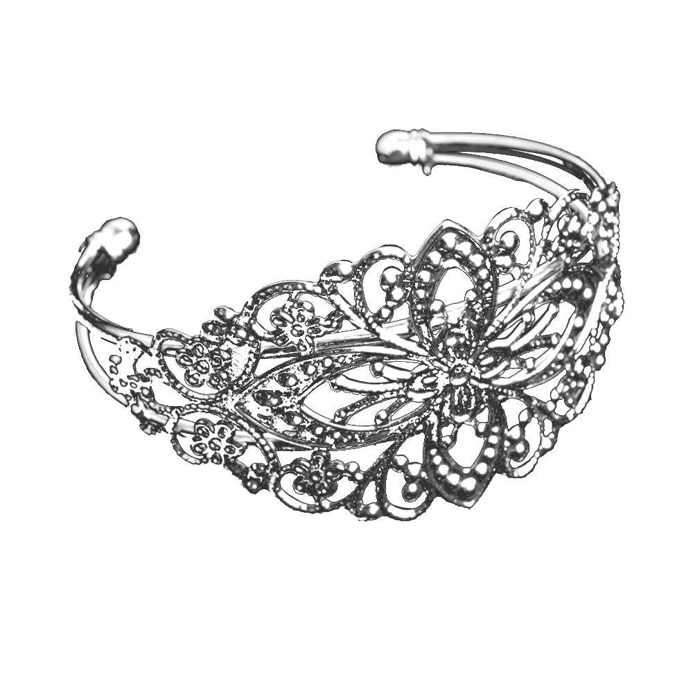 Pulsera de metal plata