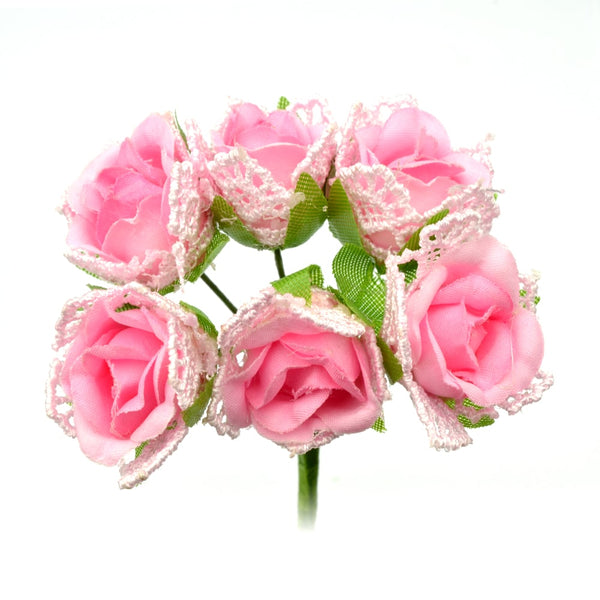 RAMILLETE KEIRA BOLILLO rosa