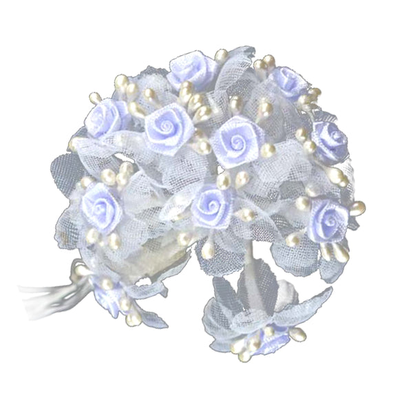 Ramillete pistilos mini rosa celeste