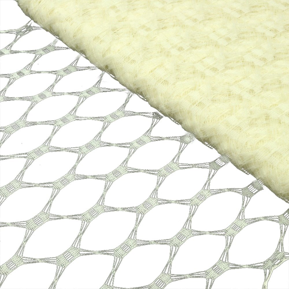 Velo hexagonal 23 cm crudo