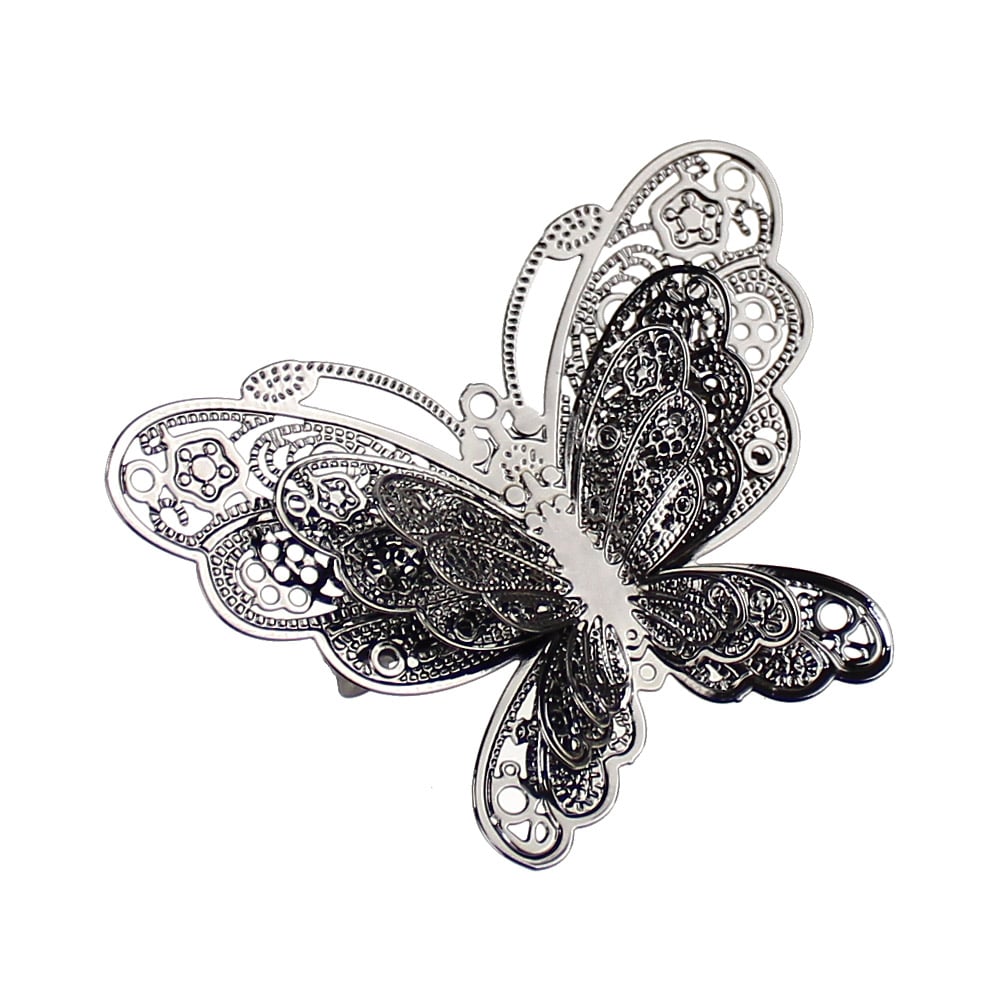 broche mariposa metal
