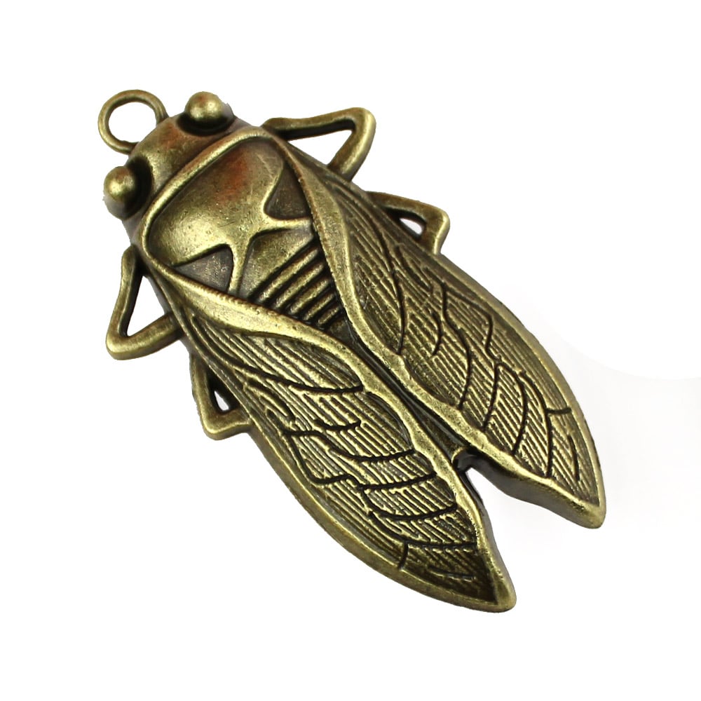 cigarra metalica bronce