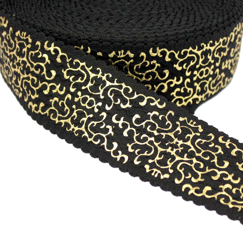 cinta elastica arabe negro