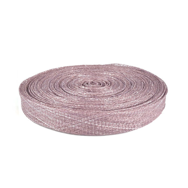 cinta sinamay 2 cm rosa nude oscuro