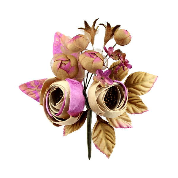 conjunto floral noa buganvilla dorado