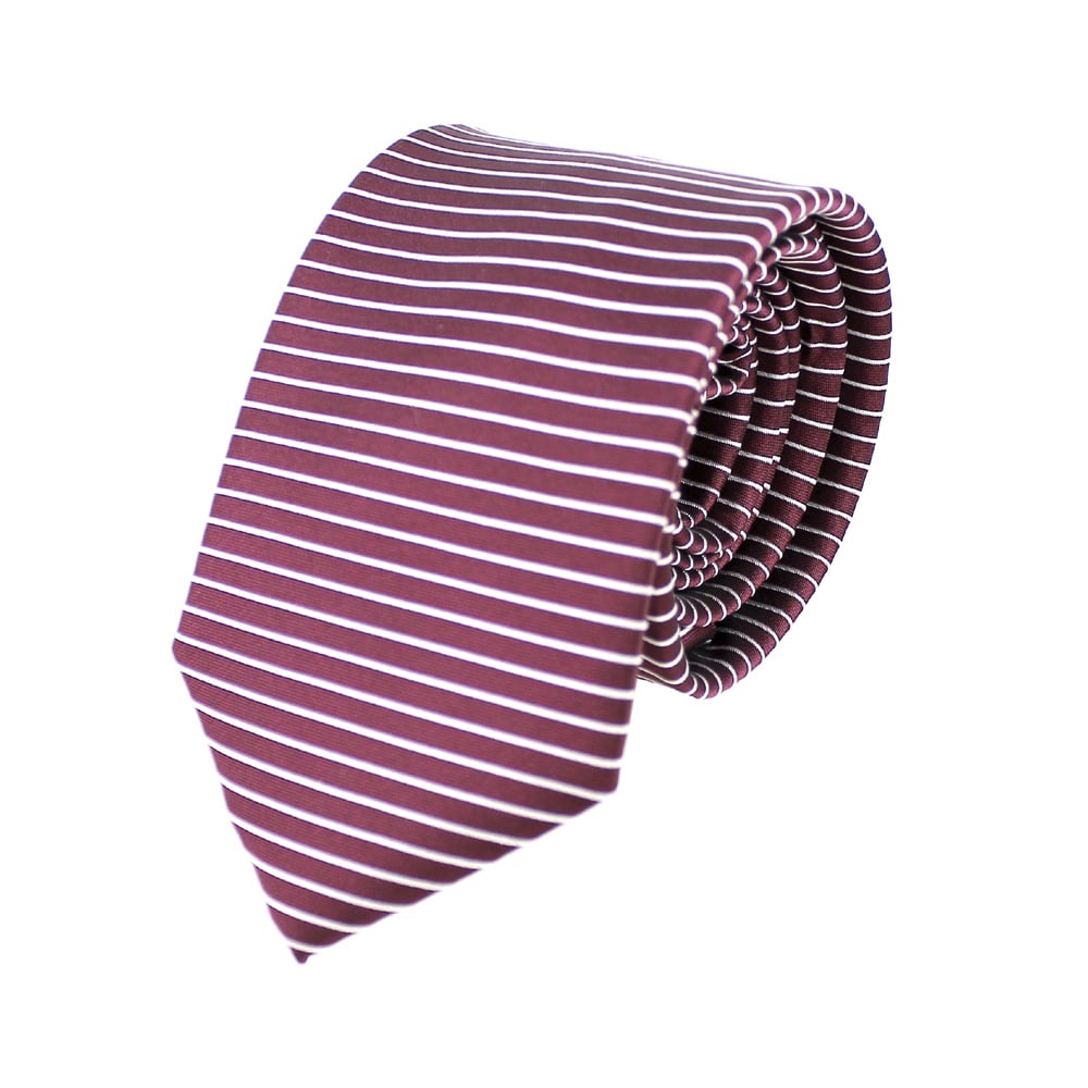 corbata alejo lineas granate