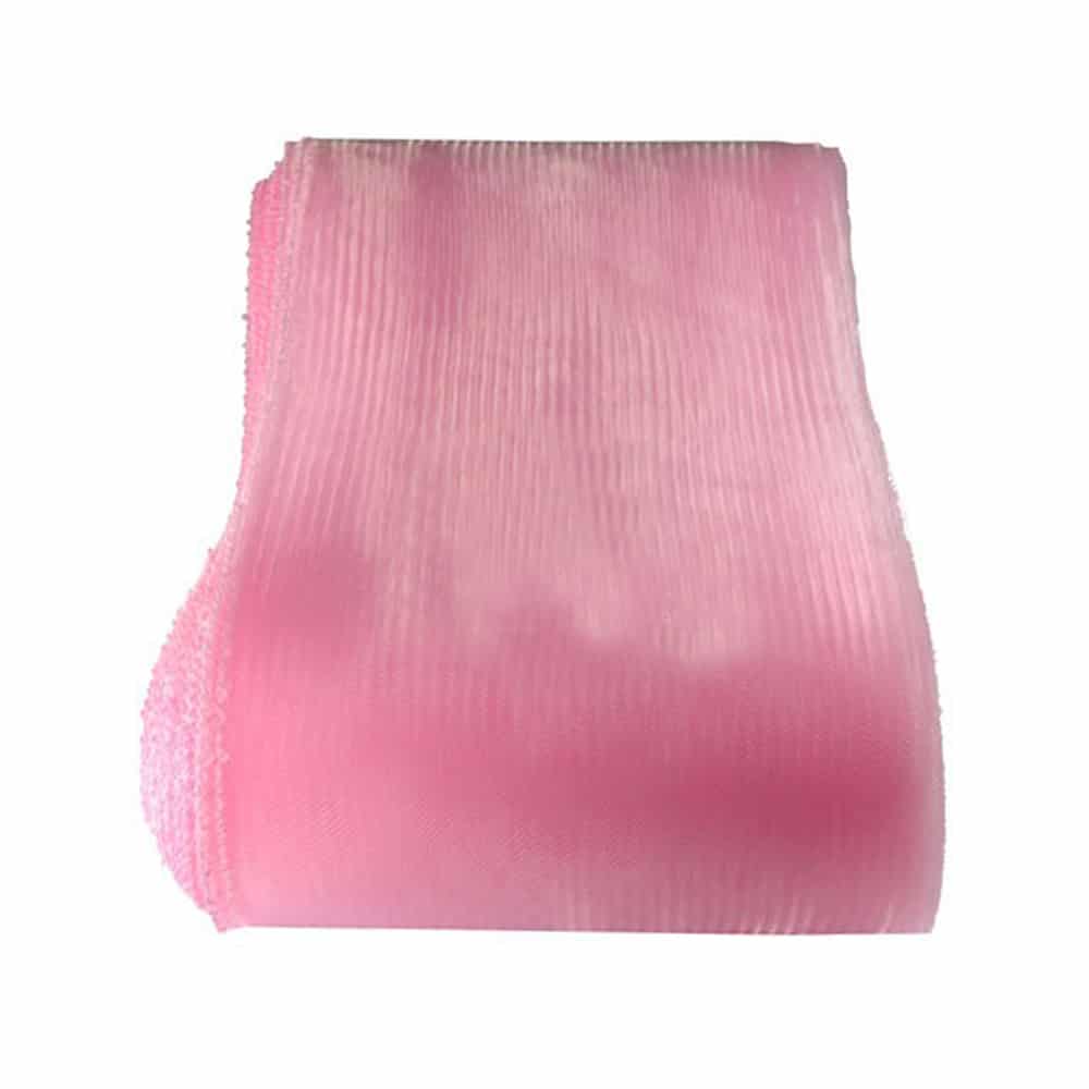 crin liso con hilo 15 cm rosa