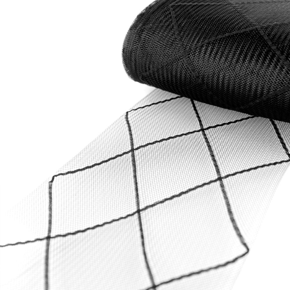 crin rombos 15 cm negro