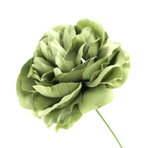 flor amanda verde empolvado