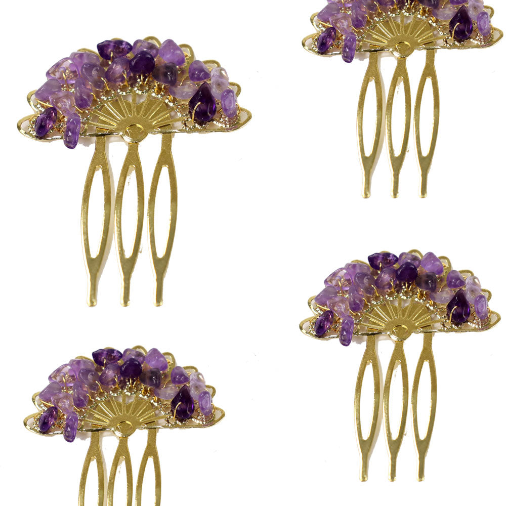 peinecilla abanico mini conjunto