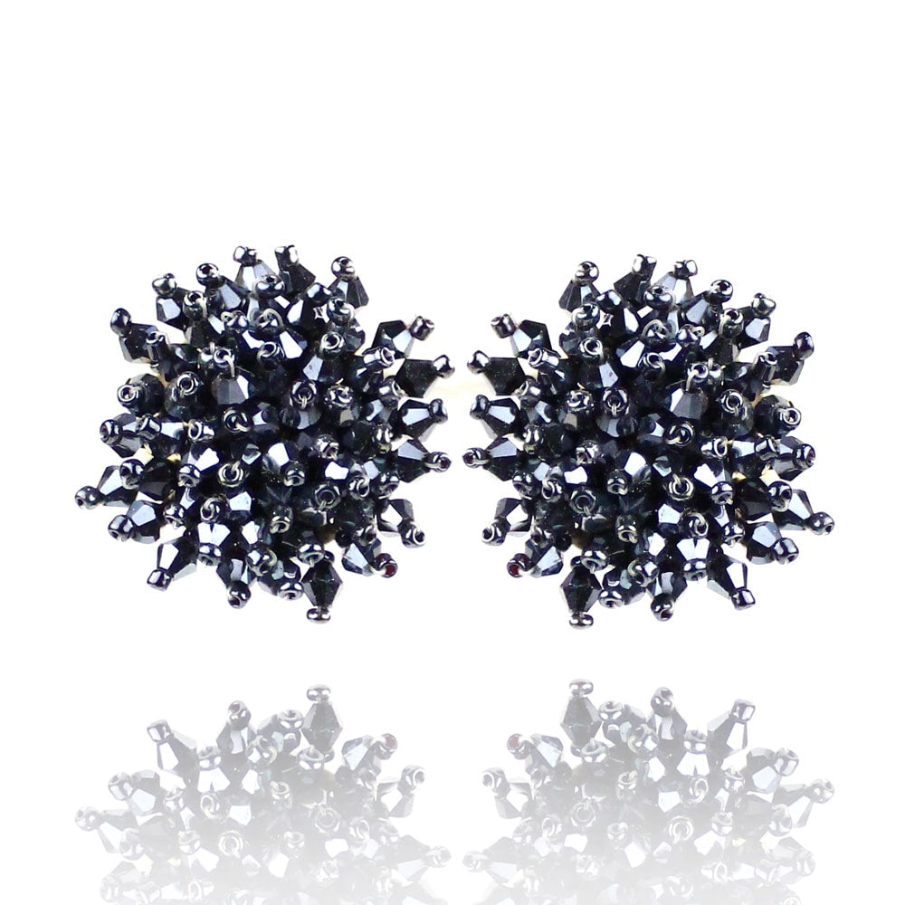 pendientes Rhaenyra azul petróleo 2