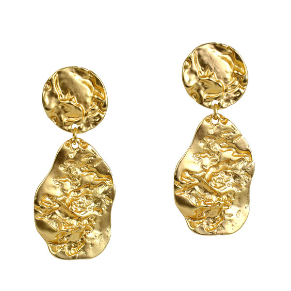 pendientes goya oro