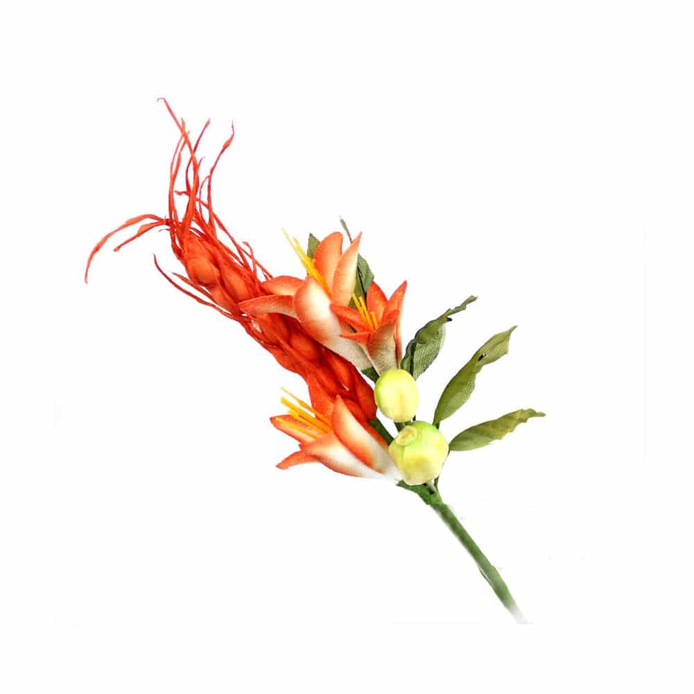 ramillete fruta y flor naranja