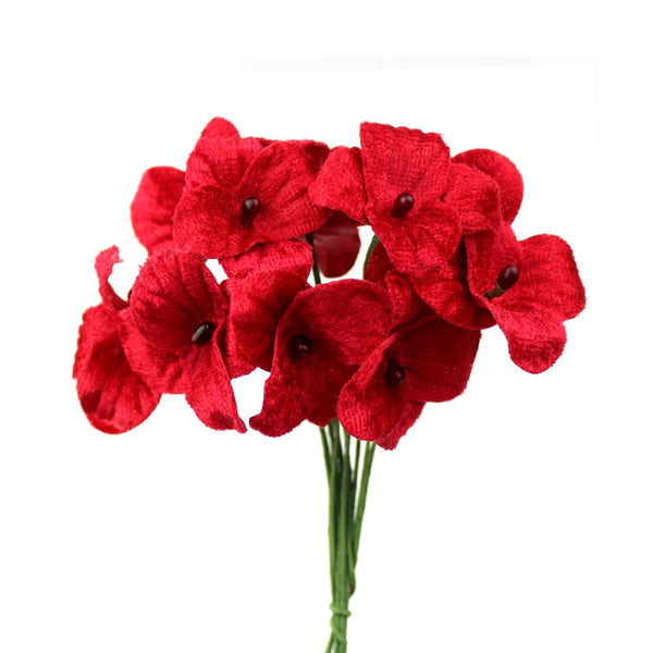 ramillete terciopelo aitana rojo
