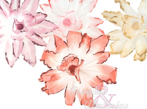 Orquidea perfilada de organdil Orquidea perfilada de organdil