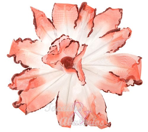 Orquidea perfilada de organdil Orquidea perfilada de organdil