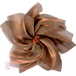 Flor organza XXL