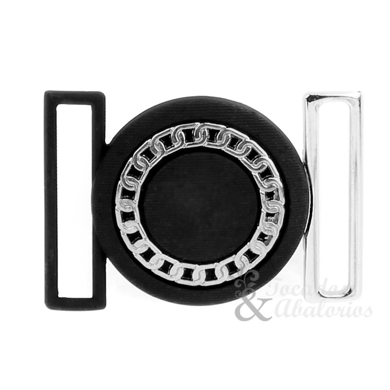 Hebilla metálica cadena 4 cm ancho Hebilla metálica cadena 4 cm ancho