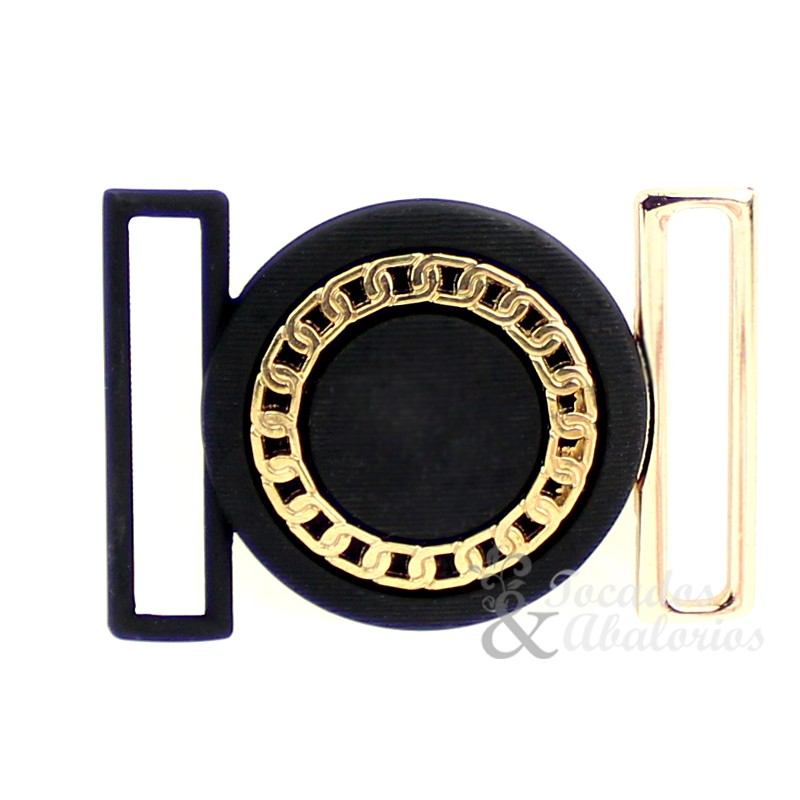 Hebilla metálica cadena 4 cm ancho Hebilla metálica cadena 4 cm ancho