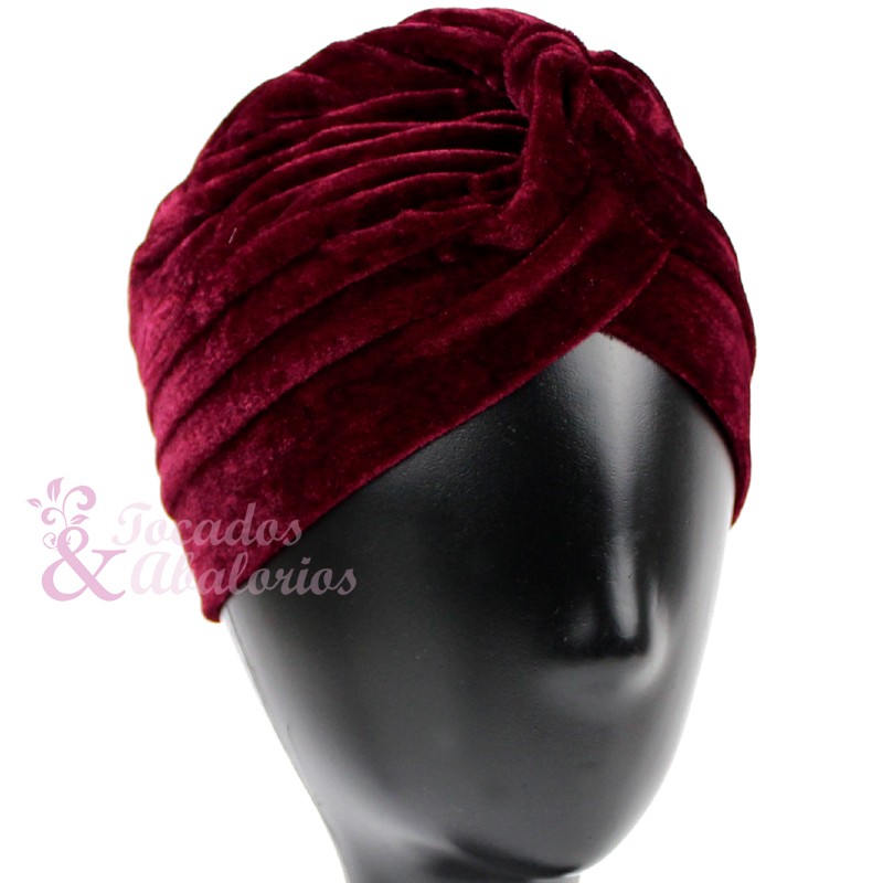 Turbante cerrado terciopelo Turbante cerrado terciopelo