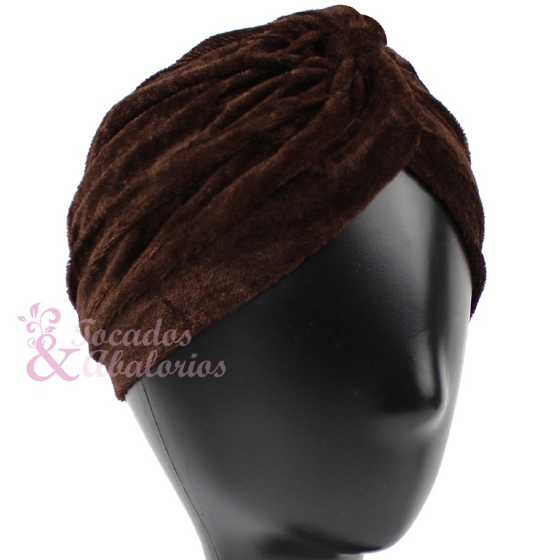 Turbante cerrado terciopelo Turbante cerrado terciopelo