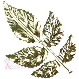 Aplicación acero hoja 8x5cm