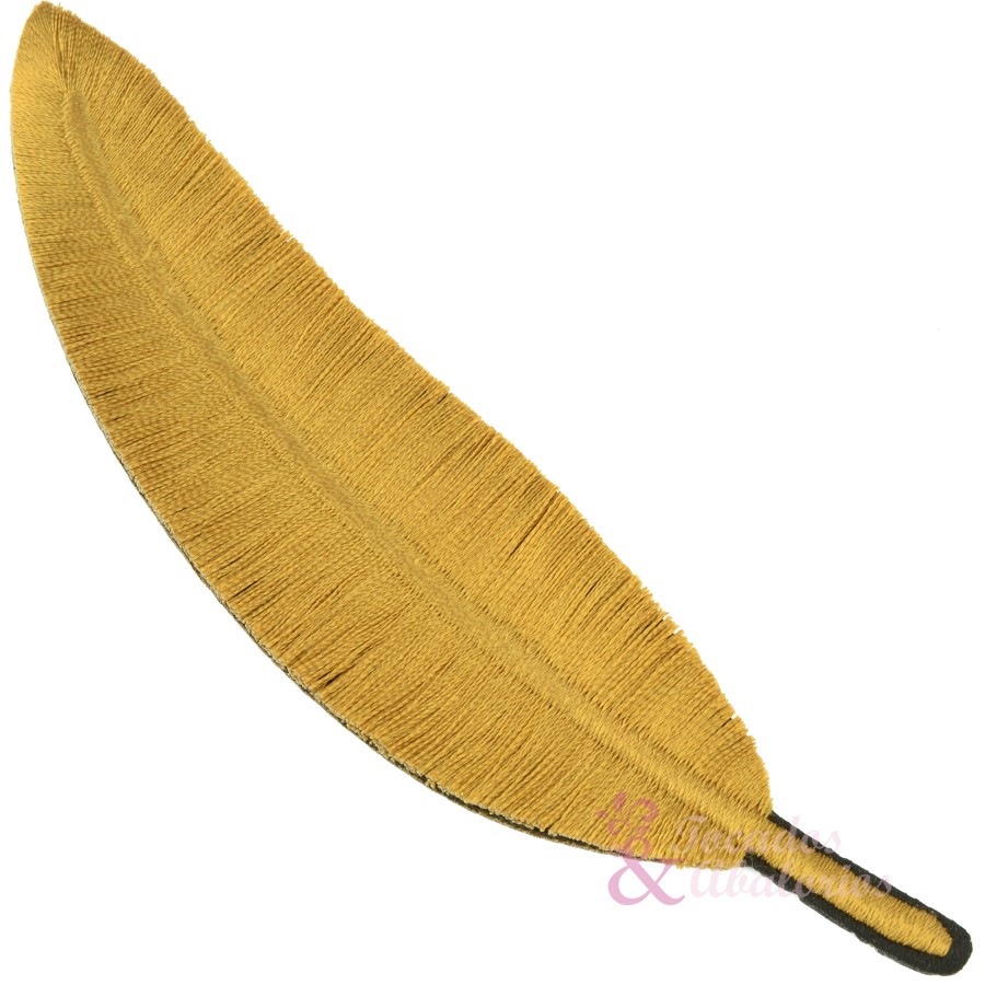 Pluma bordada 14CM. termoadhesiva Pluma bordada 14CM. termoadhesiva