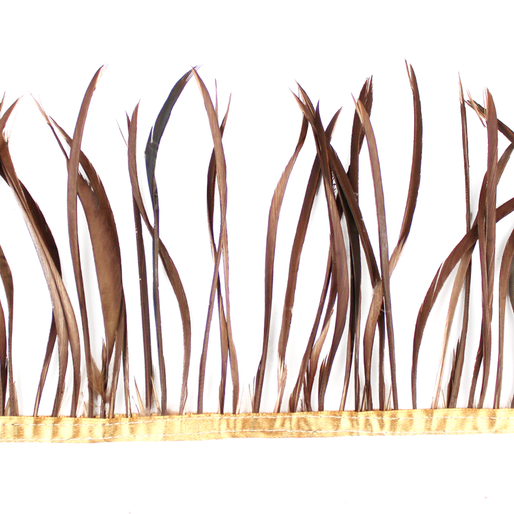 GALON PLUMES OIE chocolat GALON PLUMES OIE chocolat