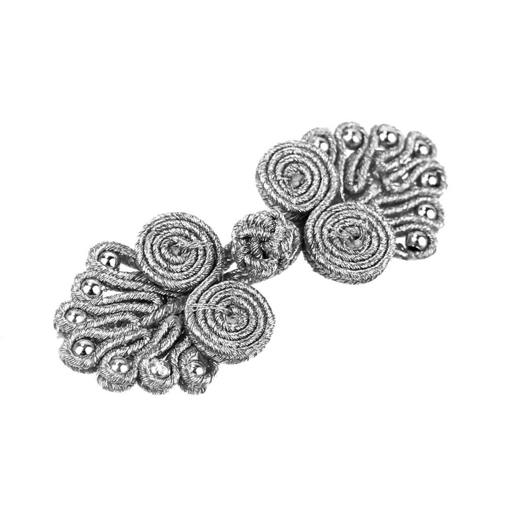 Tresse Alamar 6×2 cm argent Tresse Alamar 6×2 cm argent