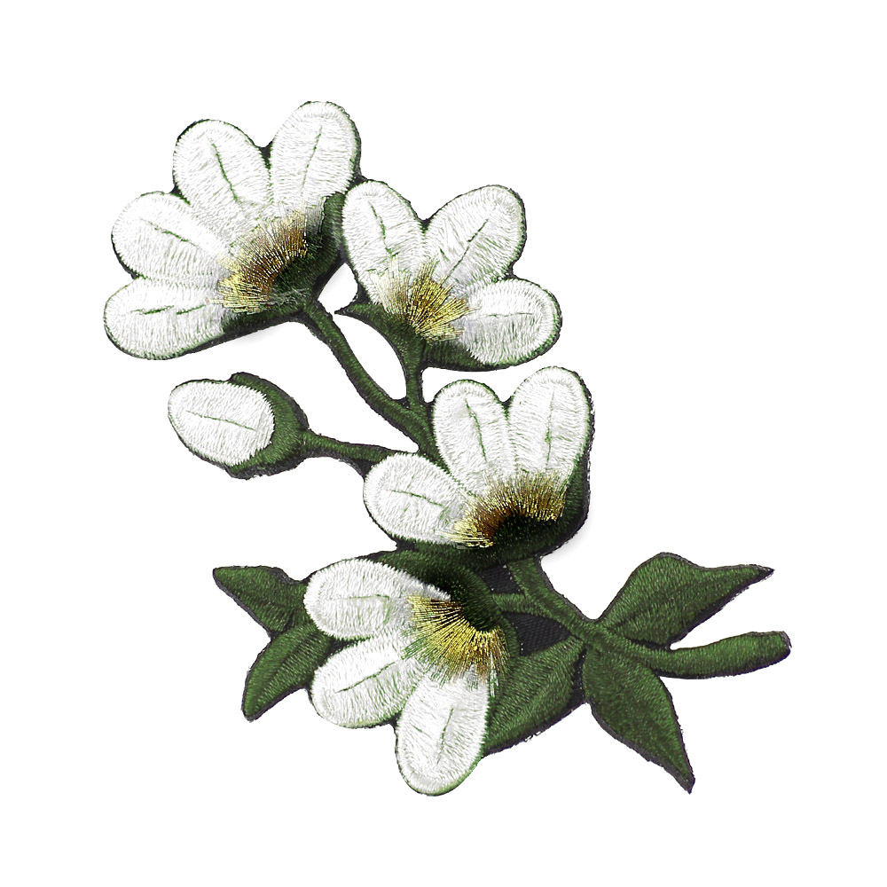 applique fleur brodee blanc applique fleur brodee blanc