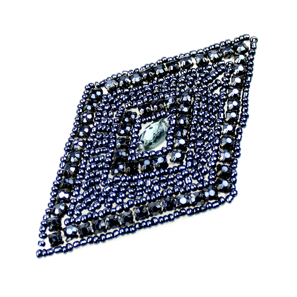 applique thermocollant pierres 10X5,5 cm bleu petrol 2 applique thermocollant pierres 10X5,5 cm bleu petrol 2