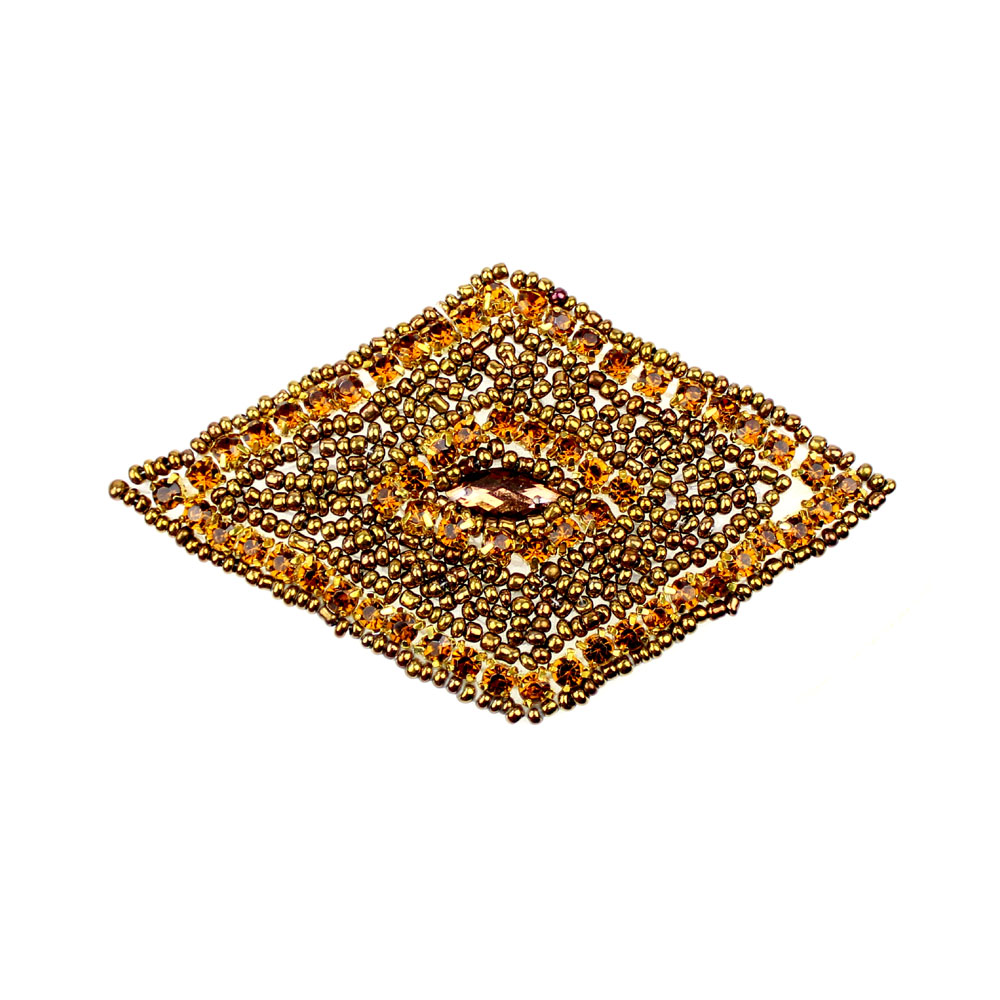 applique thermocollant pierres 10X5,5 cuivre 2 applique thermocollant pierres 10X5,5 cuivre 2