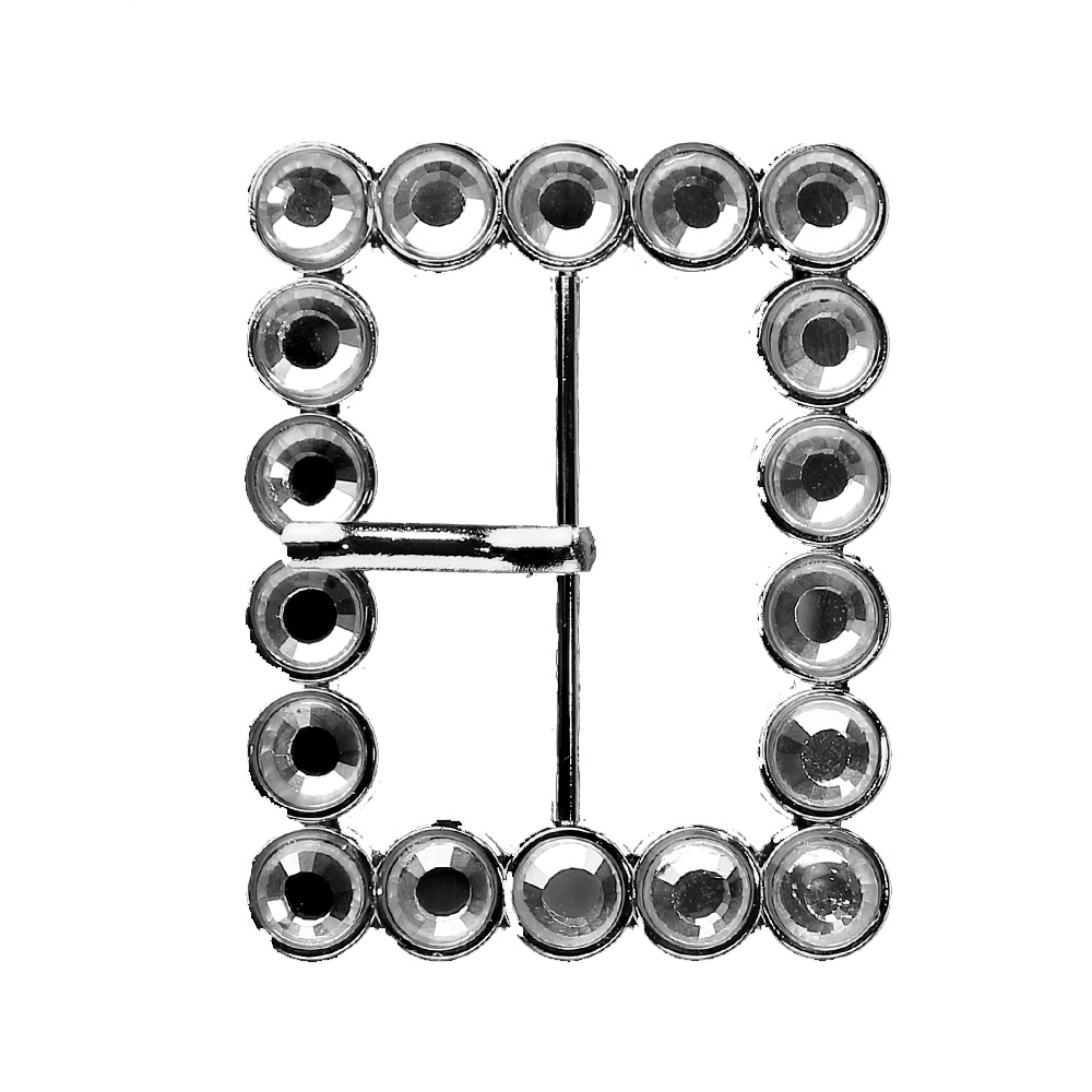 boucle carree 60x48 mm argent boucle carree 60x48 mm argent