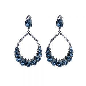 boucles doreille layali bleu marin