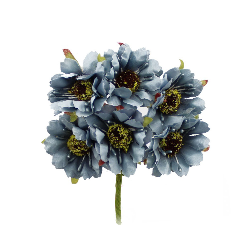 bouquet daisy bleu poudre bouquet daisy bleu poudre