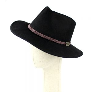 chapeau linnet noir